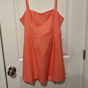 French Connection Sleeveless Gingham Dress